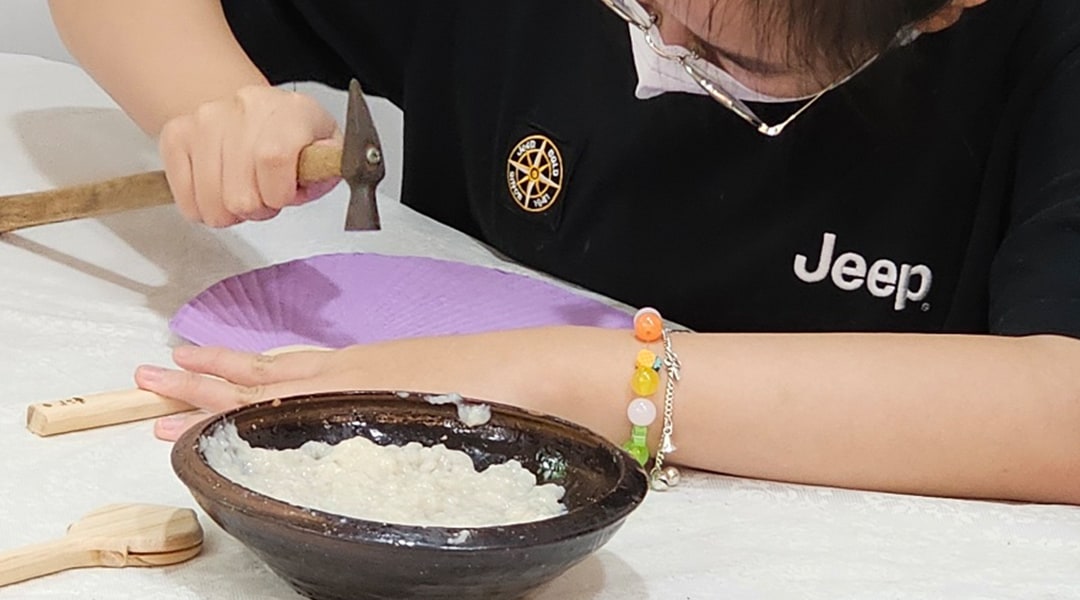 전통부채 만들기 체험 사진